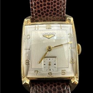 Vintage Longines watch solid 14K Gold in flawless condition